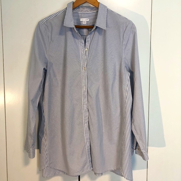 SOLD! J.Jill button down blouse. Classic wardrobe staple. - Picture 1 of 10